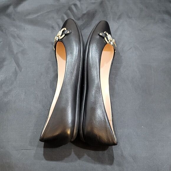 BRAND NEW PHOEBE FLAT IN BLACK LEATHER - Picture 14 of 16